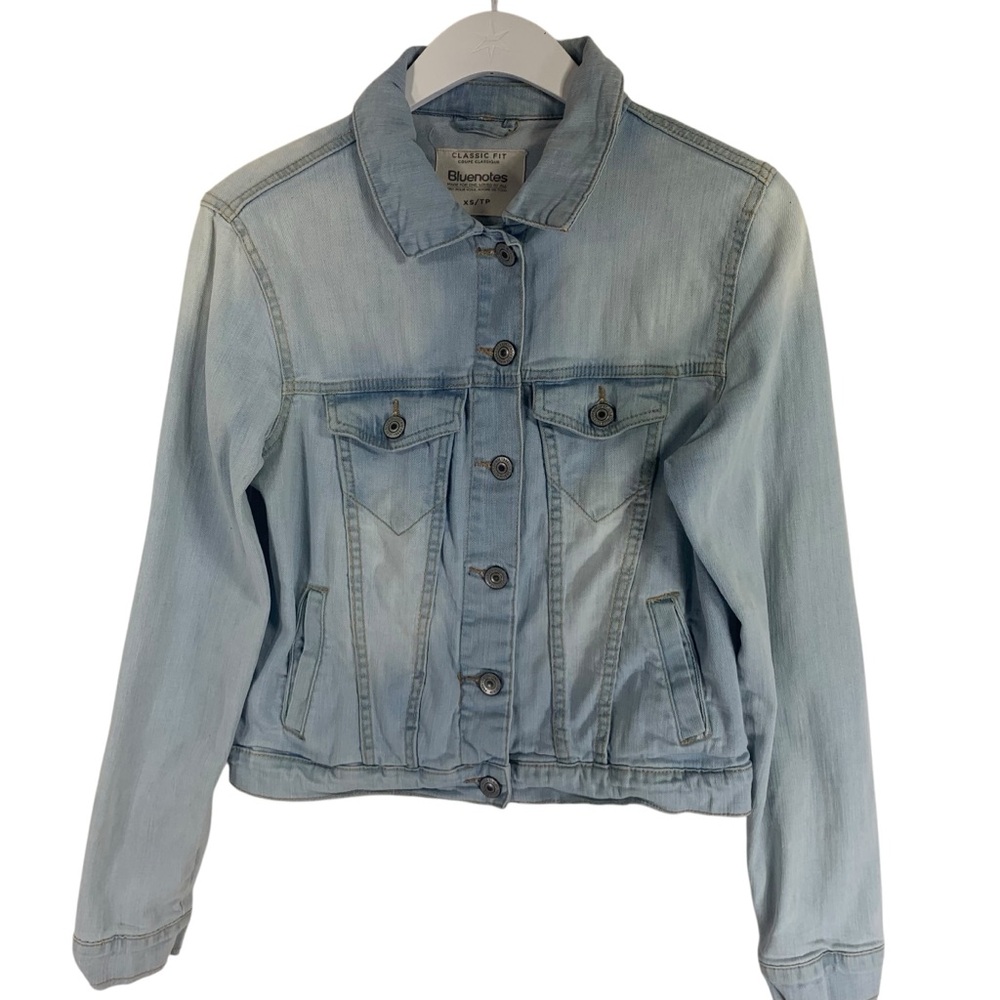 Bluenotes Light Blue Women's Jean Jacket size xs